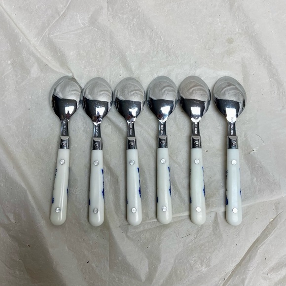 Vintage, 6-pc Blue Willow Teaspoons